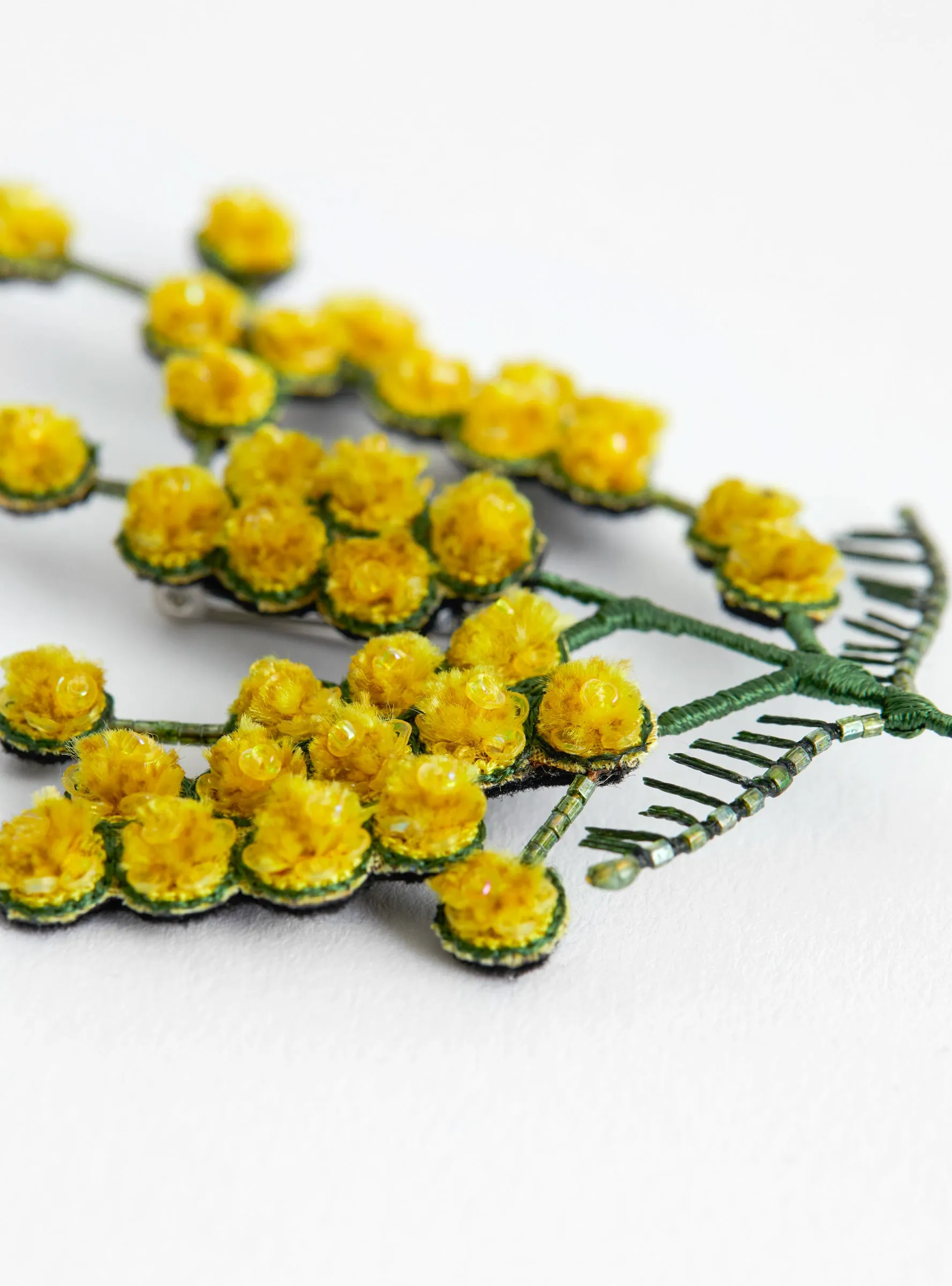 Mimosa Brooch