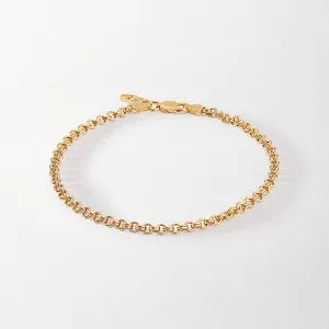 Mini Rolo Bracelet - Gold