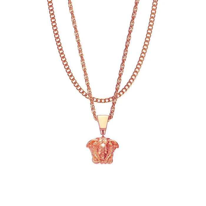 Mister Medusa Rose Gold Necklace