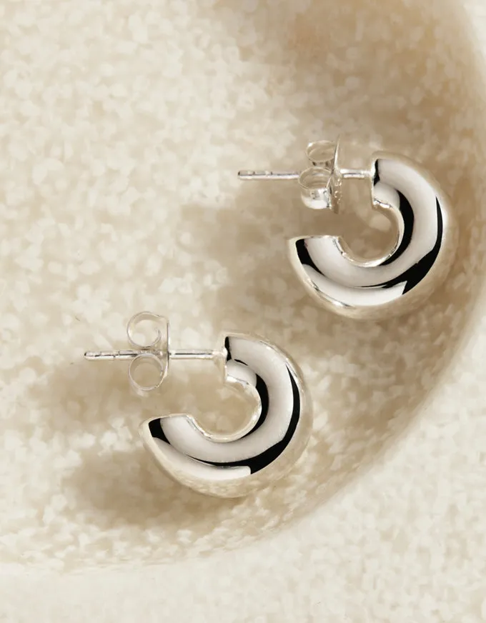 Moonbow Silver Stud Earring