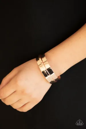 Paparazzi Bracelet ~ A HAUTE Number - Rose Gold