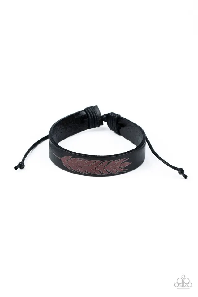 Paparazzi Bracelet ~ This QUILL All Be Yours - Black