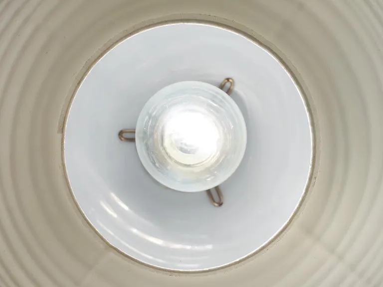 Pendants in White Glass