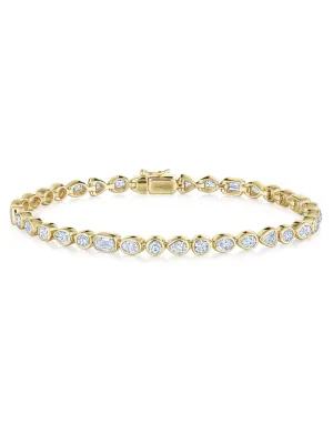 Portofino Mixed Shaped Diamond Bracelet