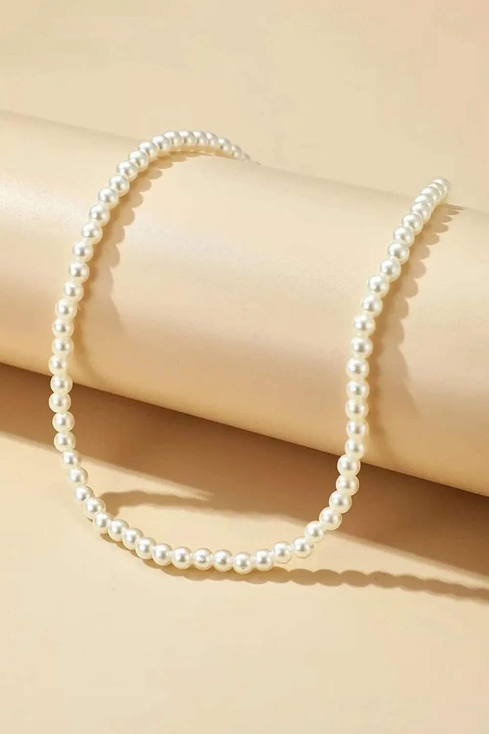 Round Pearl Necklace