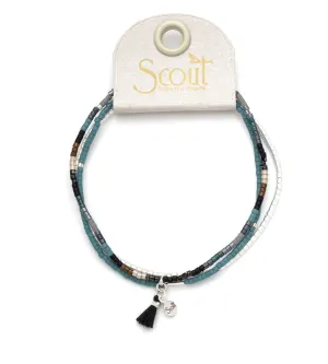 Scout Chromacolor Miyuki Bracelet Trio - Black Multi/Silver