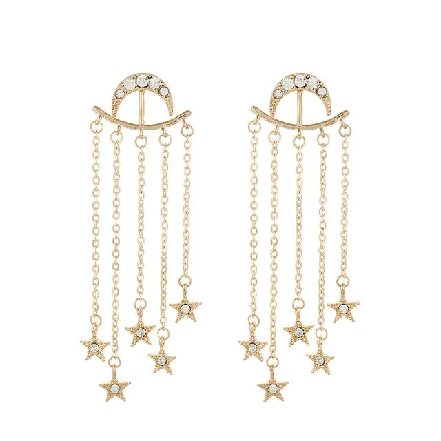 Shooting star Rhinestone Long