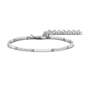 Silver Lustrous Bracelet