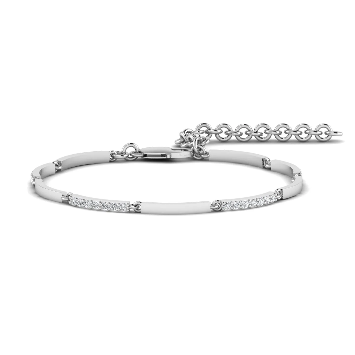 Silver Lustrous Bracelet