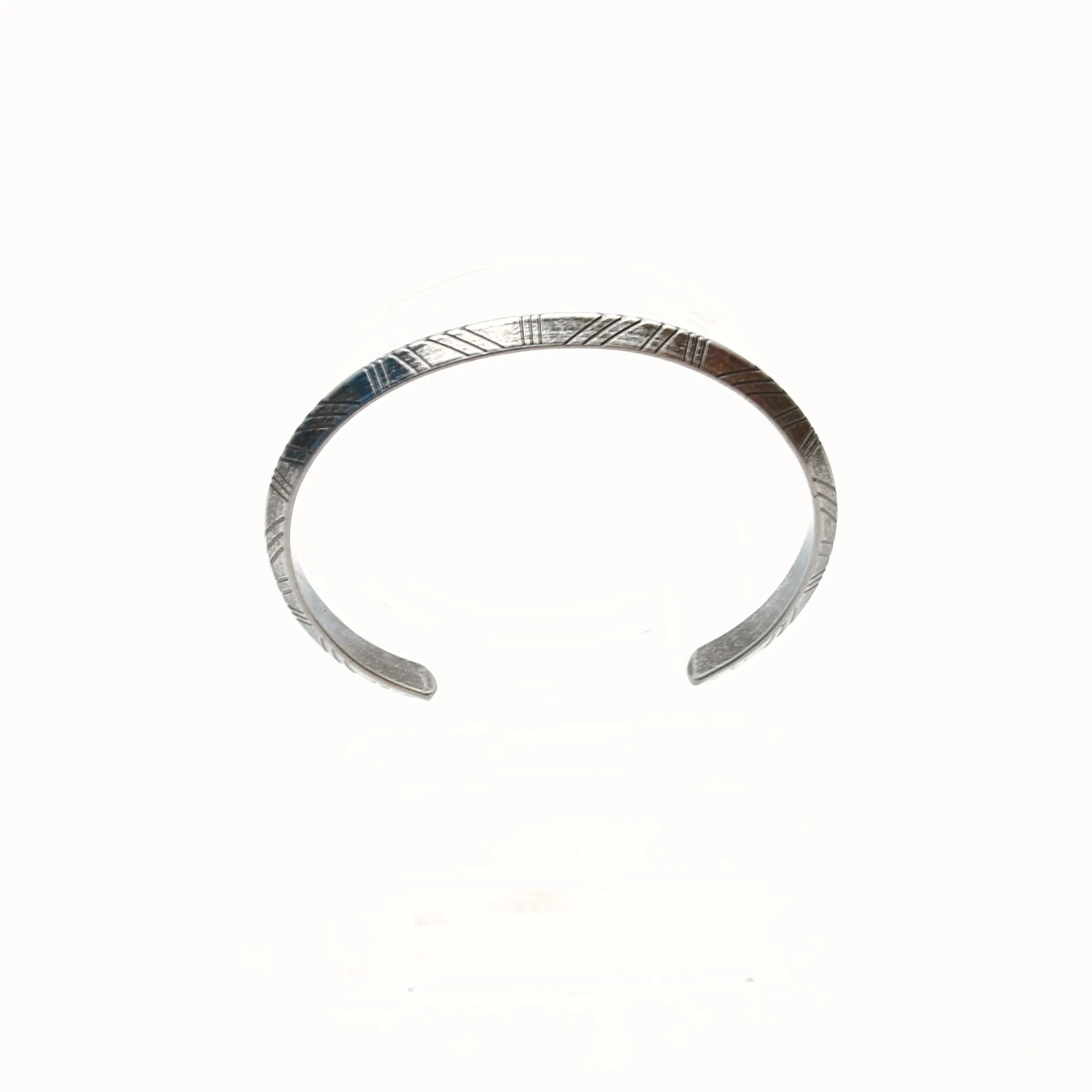 Silvio Stainless Steel Tribal Cuff