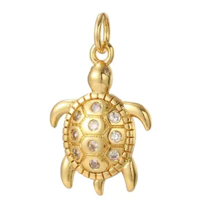 Small Sea Turtle Charm For Charm Necklace & Bracelet