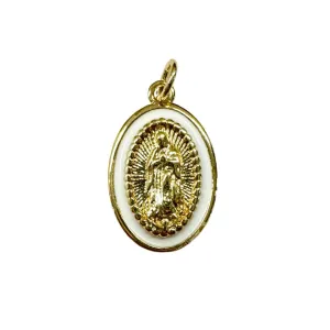 Small White Religious Charm For Charm Necklace & Bracelet