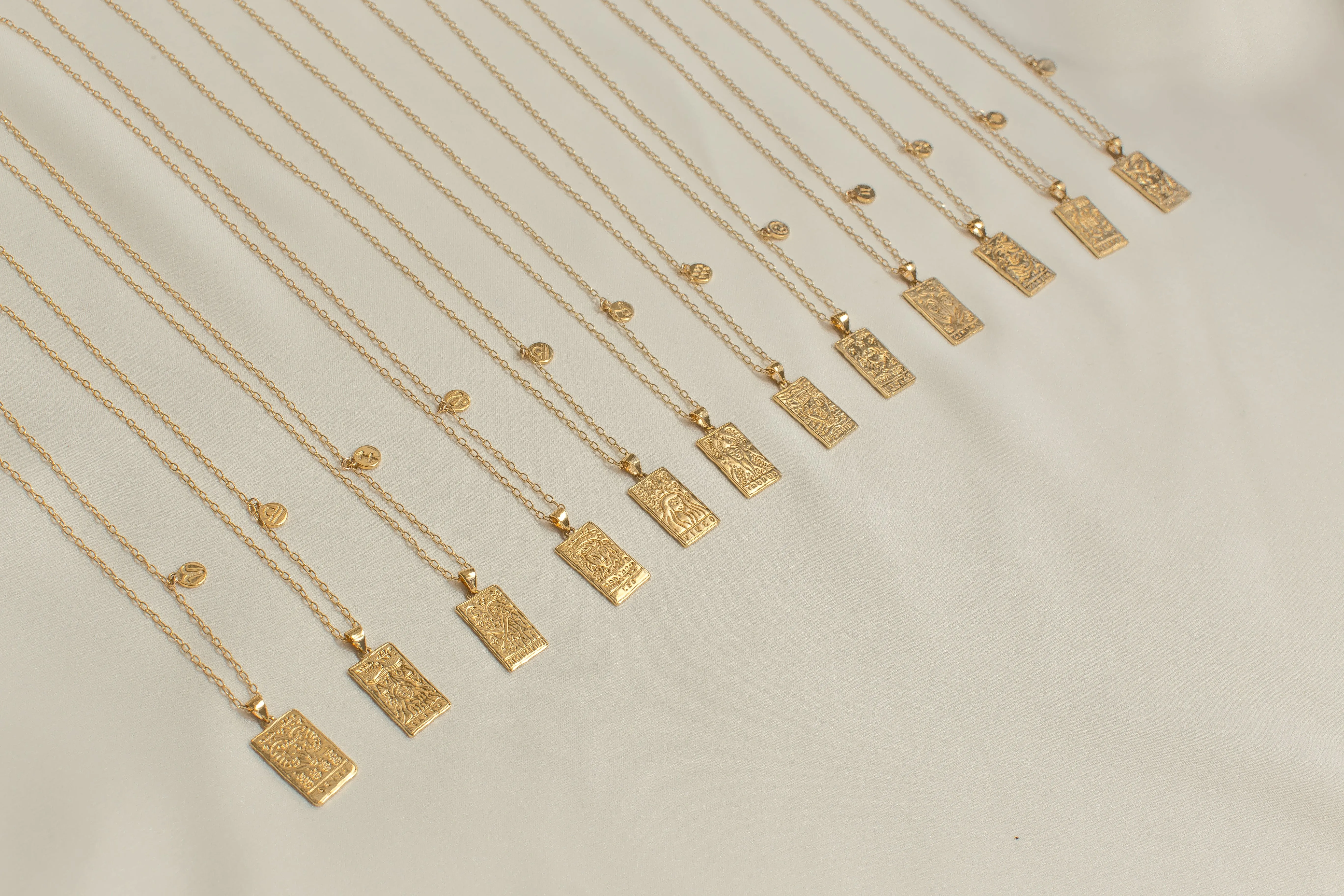 Solid Gold Custom Zodiac Necklace