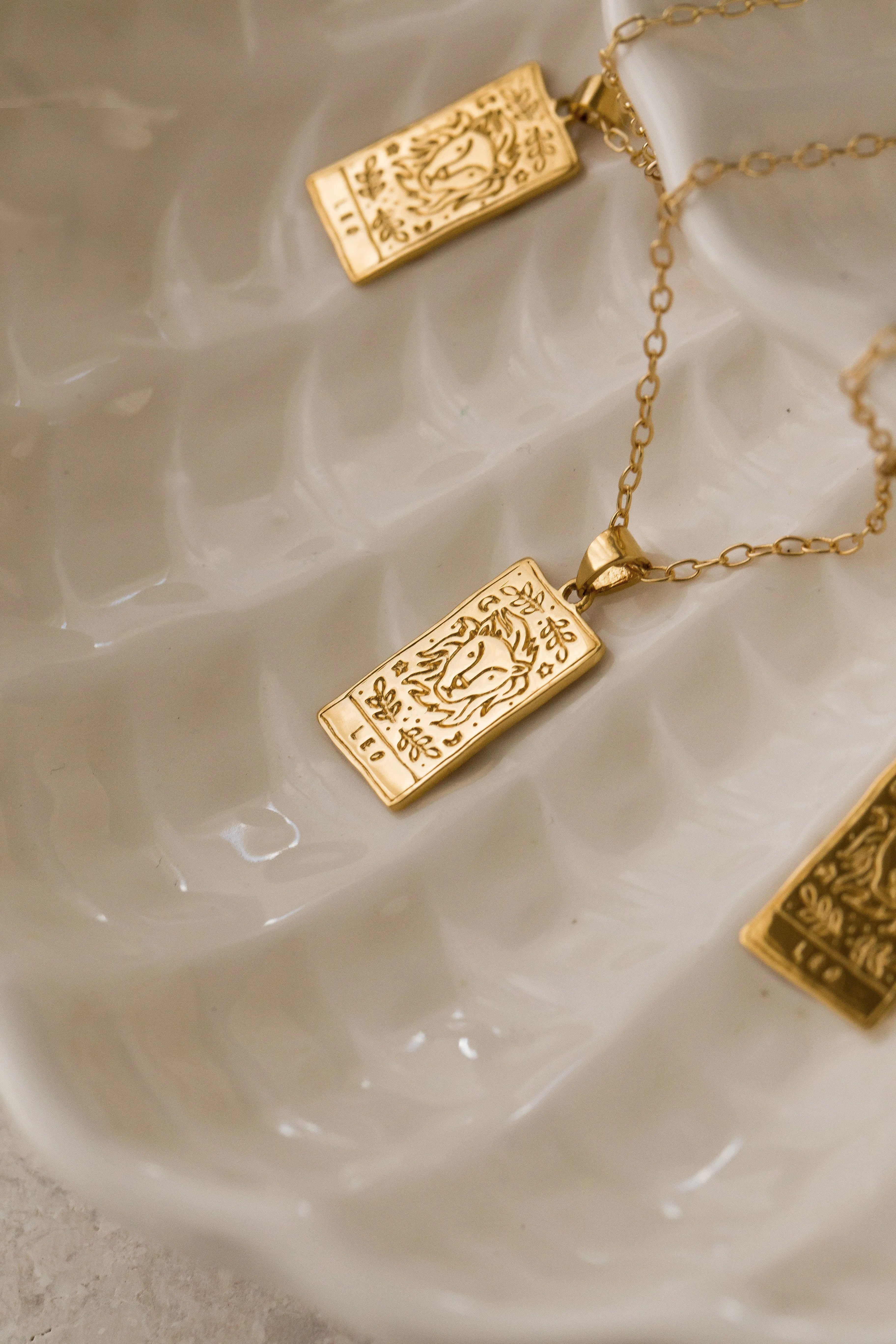 Solid Gold Custom Zodiac Necklace