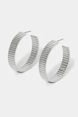 SUNLIGHT MEDIUM C-HOOP EARRINGS