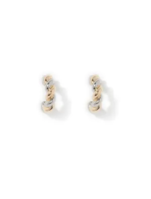 Tanya Twisted Hoop Earrings