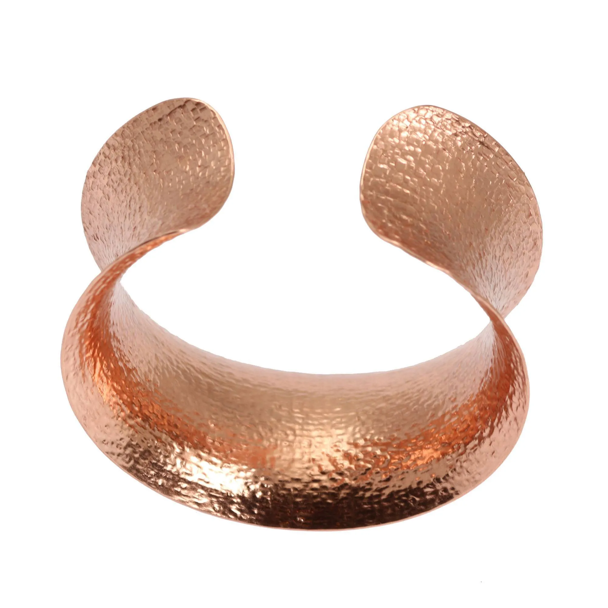 Texturized Copper Cuff Bracelet