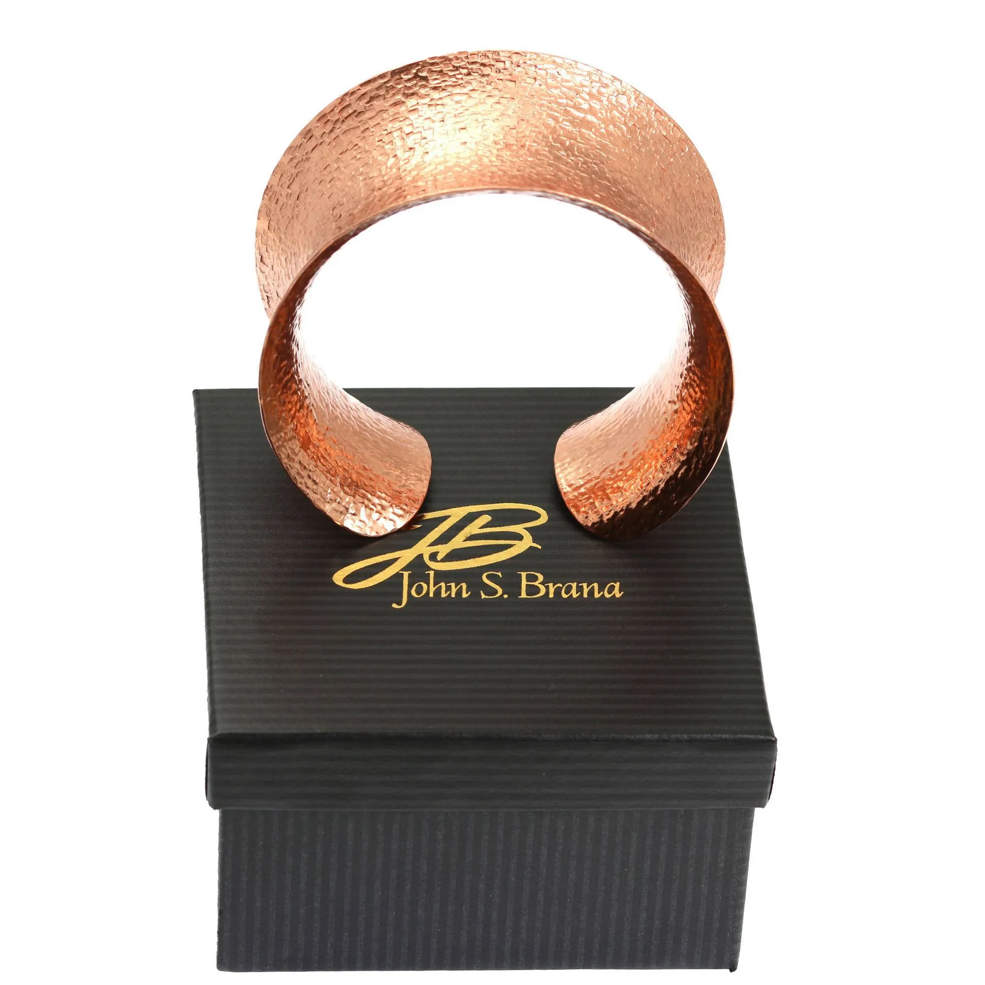 Texturized Copper Cuff Bracelet