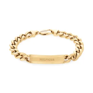 Tommy Hilfiger Jewellery Gold Steel Men's Chain Bracelet - 2790580