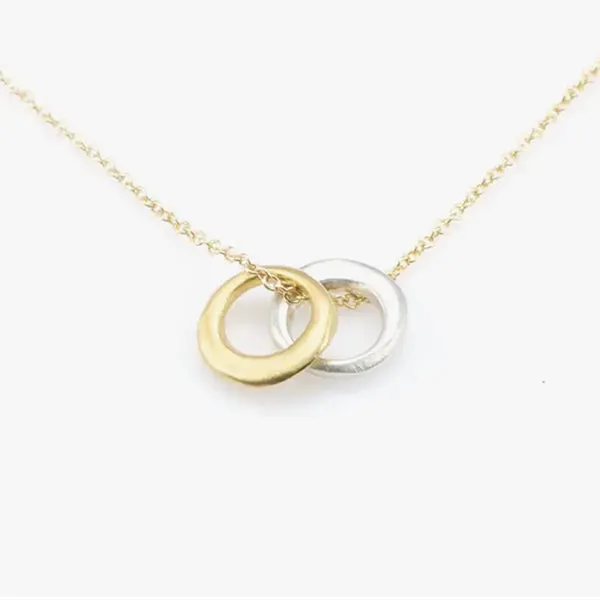 Two Little Circles Necklace