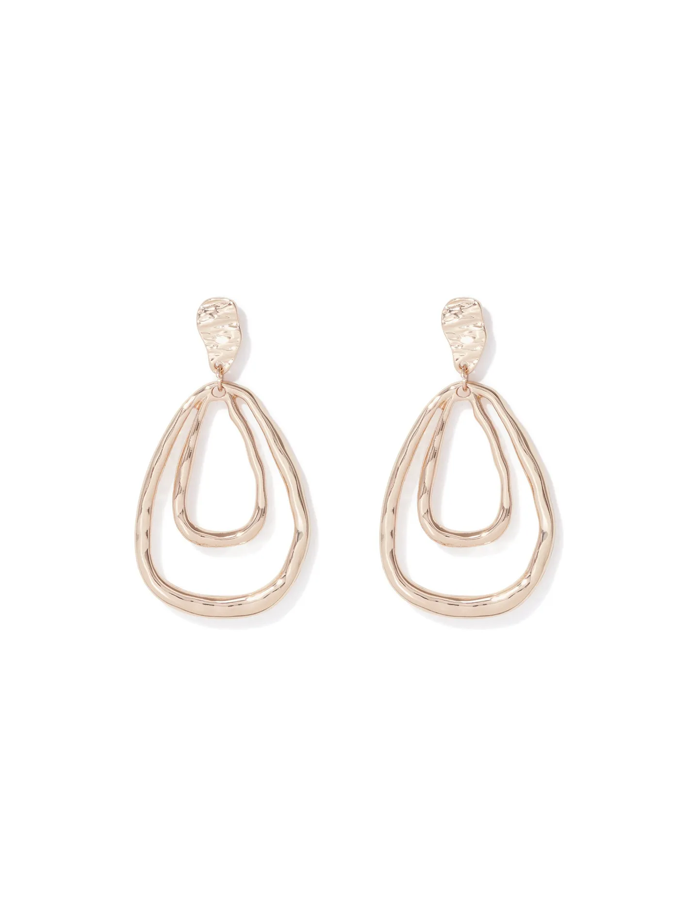 Tyra Texture Loop Earrings