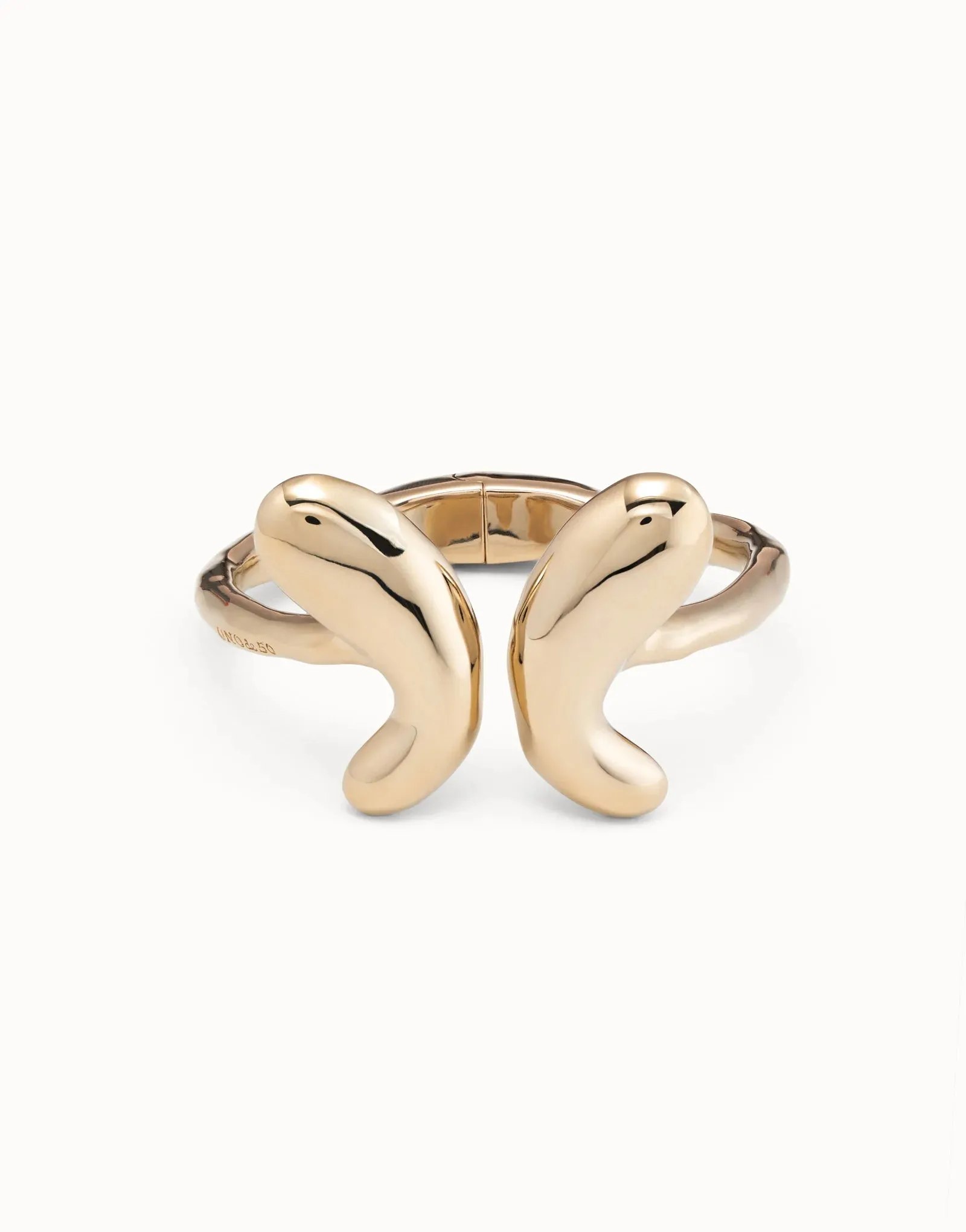 UNOde50 18K Gold Plated Butterfly Bracelet