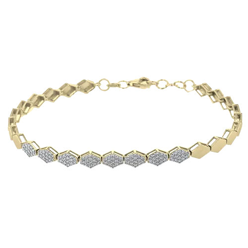 ZB855-Y Bracelet in 14k Gold with Diamonds